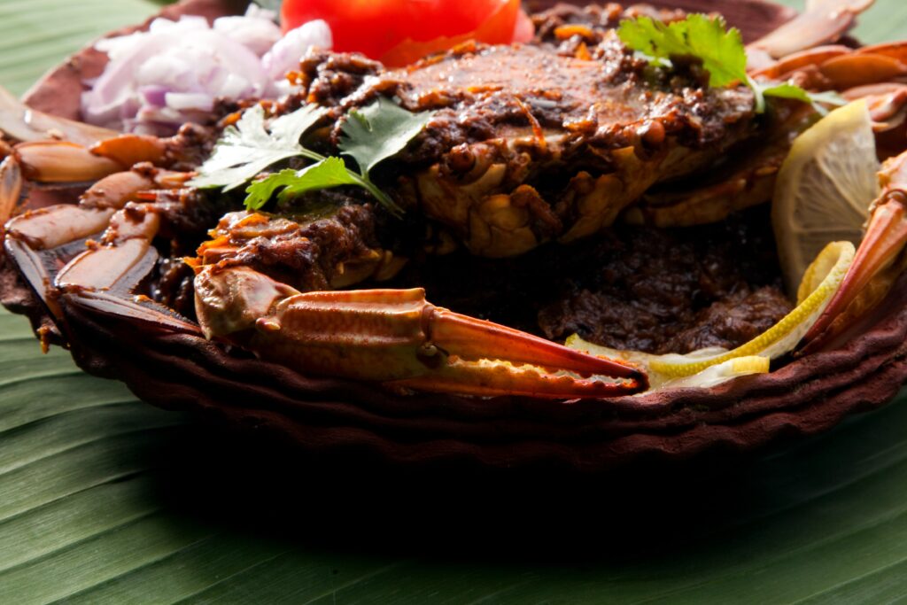 Crab roast masala from thakkara n indian restaurant in kuwait